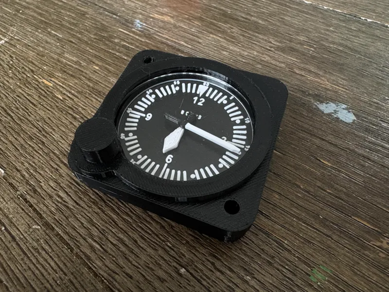 P-51 Mustang Clock