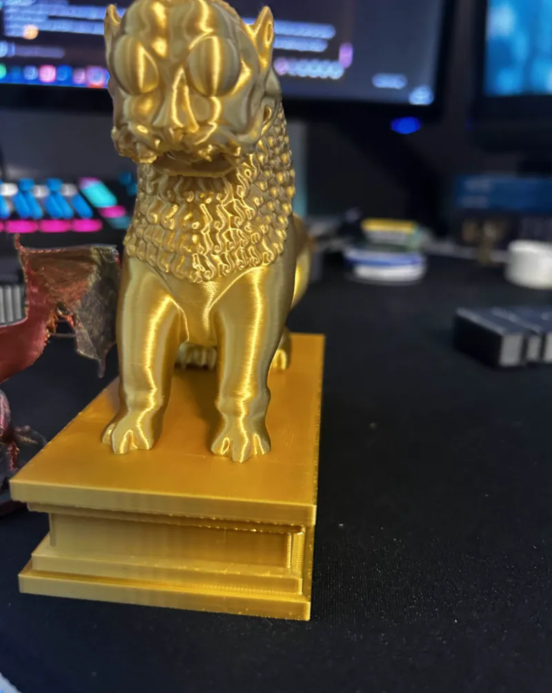 Ancient Lion Statue