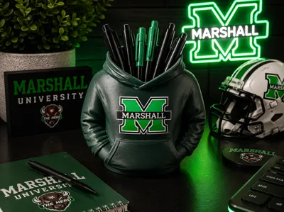 Marshall University Hoodie Pen Holder