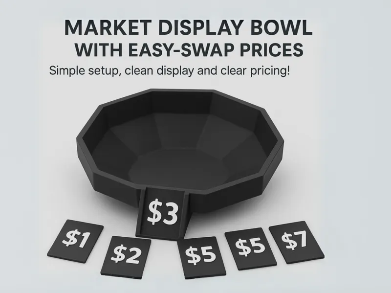 Display bowl - Store display - seller stand