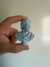 6.5cm Tall - 0.08mm layer, 2 walls, 15% infill
