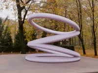 Sculpture cinétique abstraite — photo 1