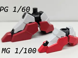 Ver. 1.5 Feet for 1/100 GN-001 Exia