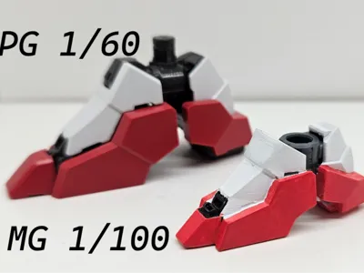 Ver. 1.5 Feet for 1/100 GN-001 Exia