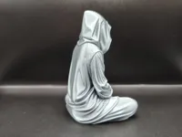 Figurine méditant mystérieux encapuchonné — photo 4
