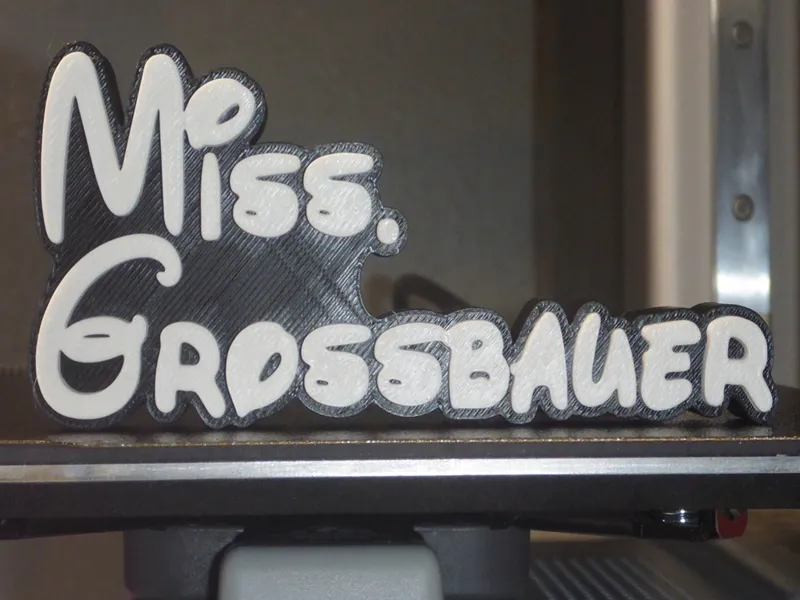 Teacher Name Plate