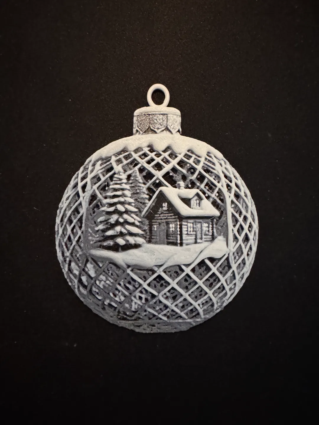 Christmas village bauble/ornament view 2