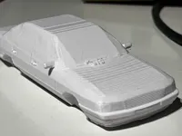 Audi 100 C3 stylisée low poly — photo 2