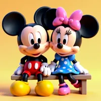Figurine Mickey et Minnie — photo 5