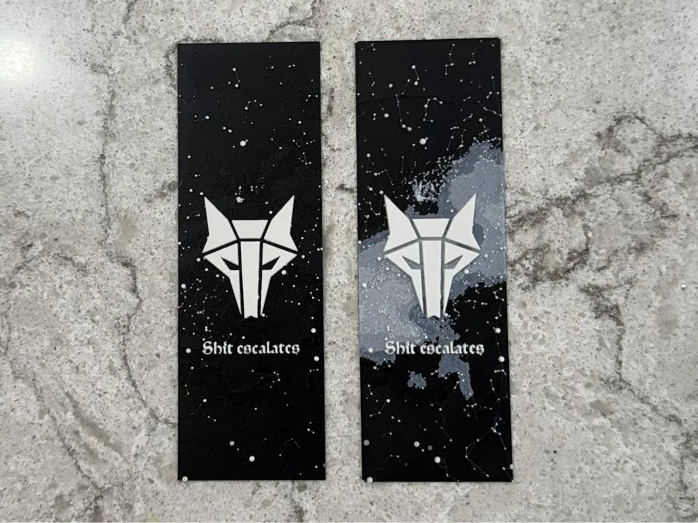 Red Rising Bookmark Print Red Rising Bookmarks, HueForge - Free 3D Print Model - MakerWorld