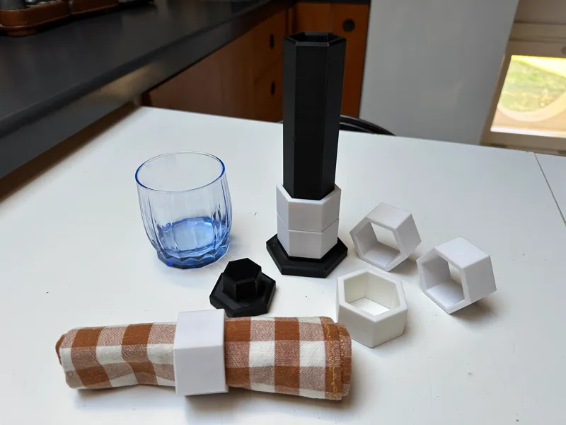 Honeycomb Napkins Rings