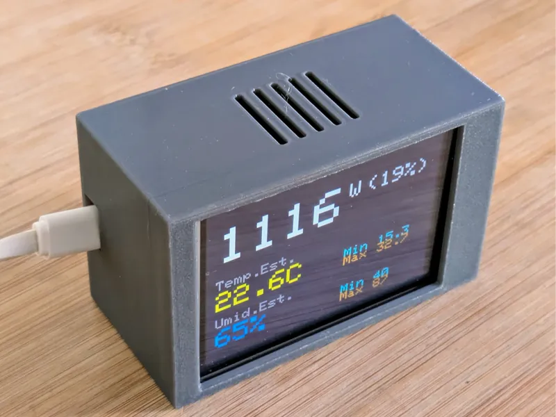 Monitor and ESP32 for Home Assistant