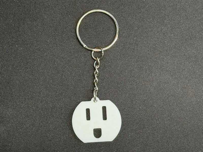 Power outlet keychain