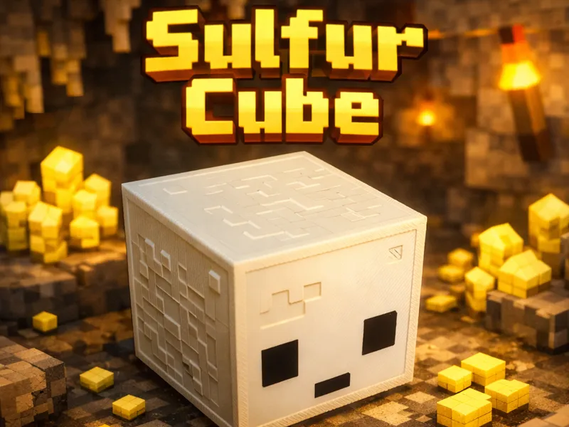 Minecraft Sulfur Cube