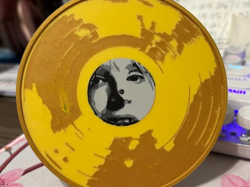 Hayley Williams' EDAABP Yellow Vinyl Coaster
