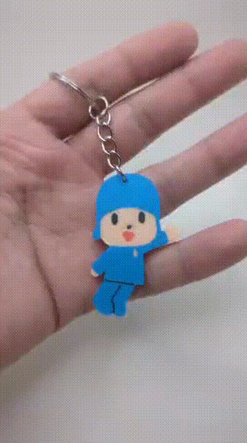 llavero de pocoyo de la serie infantil pocoyo