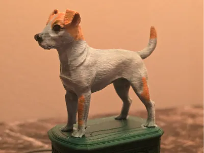 Jack Russell Terrier Statue