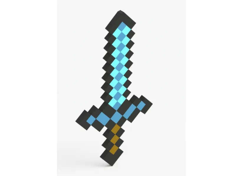 diamond minecraft sword
