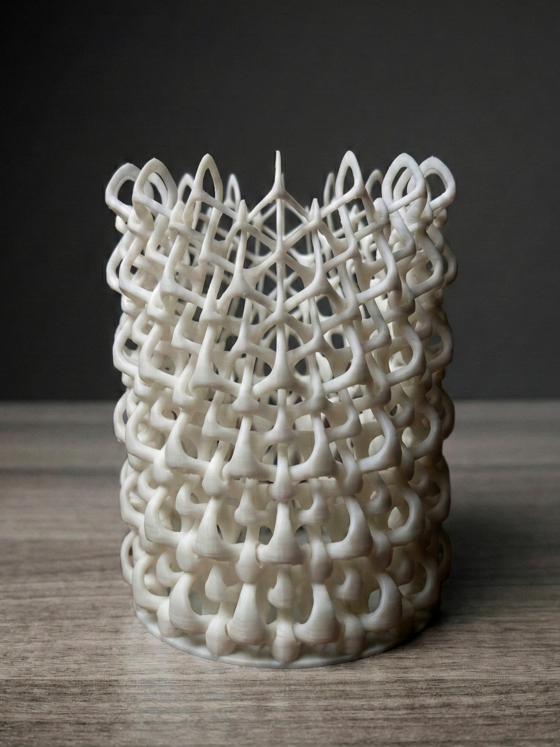 Miniatura 1 do modelo 3D Grid Cubu—晶格笔筒