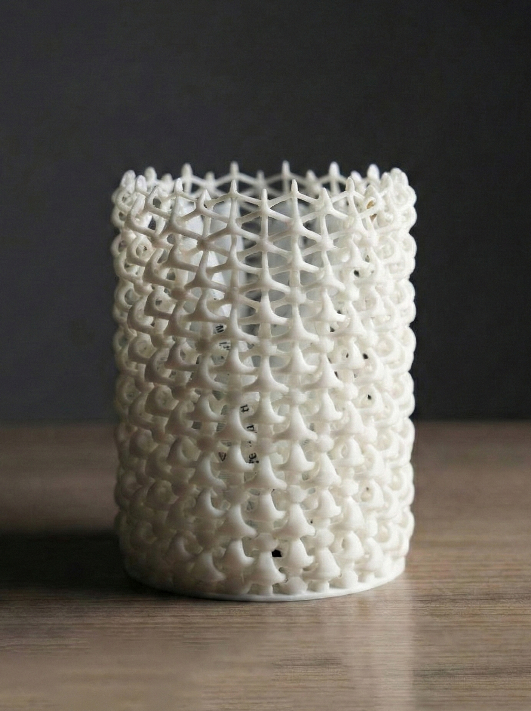 Miniatura 2 do modelo 3D Grid Cubu—晶格笔筒