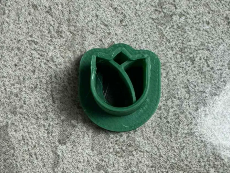 polymer clay earring tulip cutter
