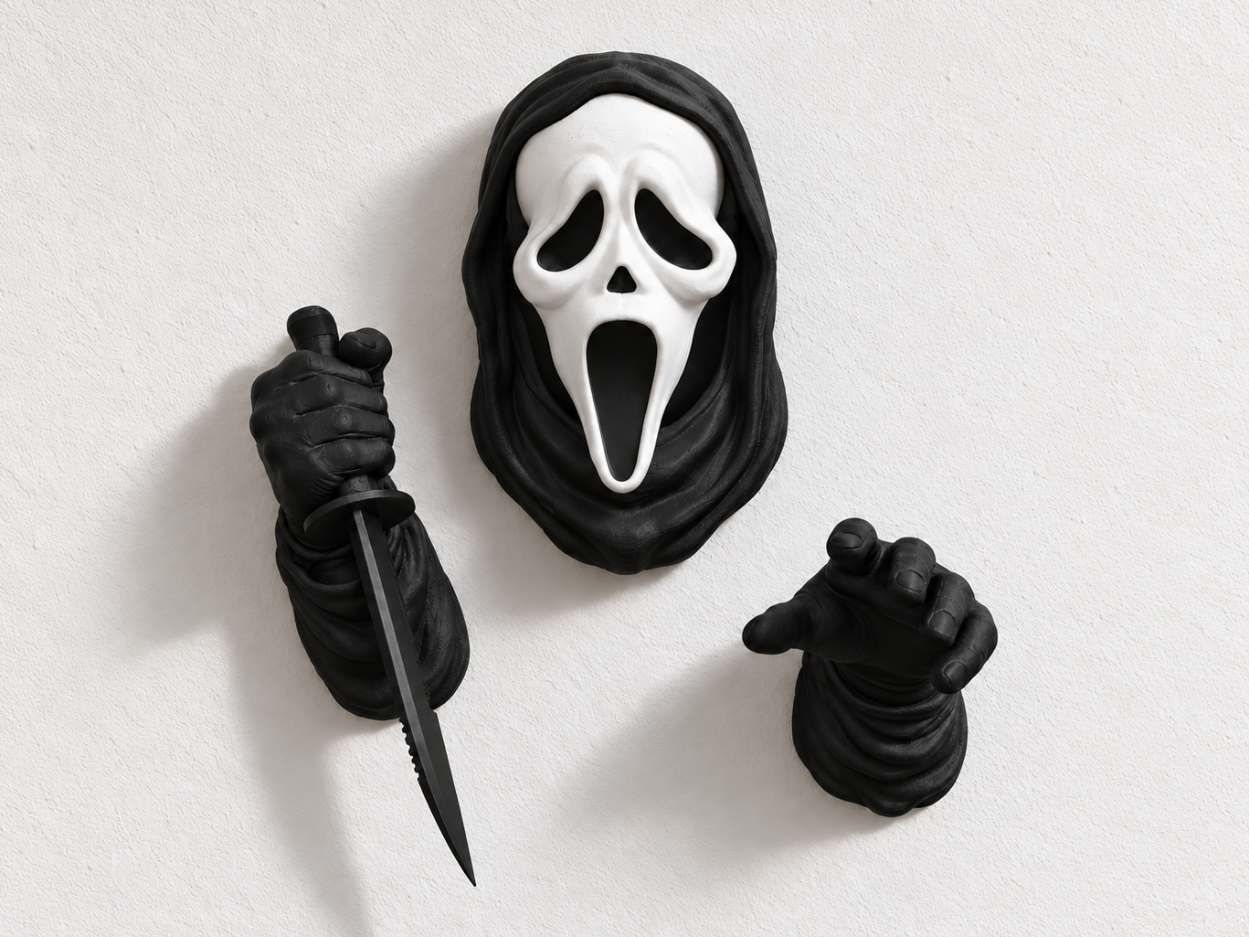 Ghostface–Scream esce dal muro/Decorazione Horror - 1