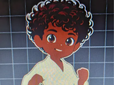 Fighter Boy Plaque Version