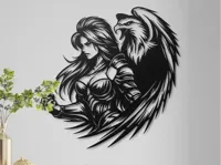 Décoration murale guerrière et aigle — photo 2