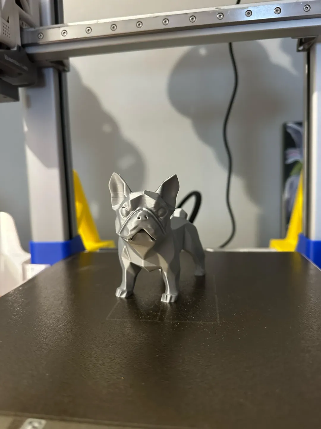 French Bulldog Statue view 2