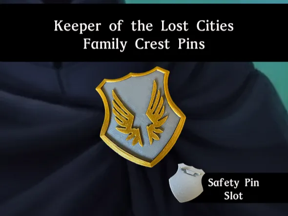 Keeper of the Lost Cities Family Crest Pins - Free 3D Print Model ...