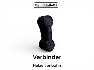Holzeisenbahn Verbinder kompatibel Holzschienen