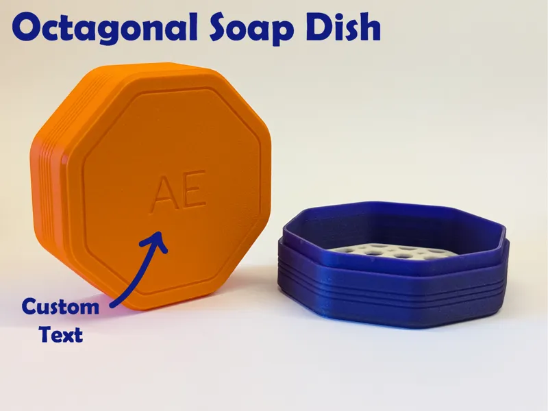 Octagonal Soap Dish / Travel Box