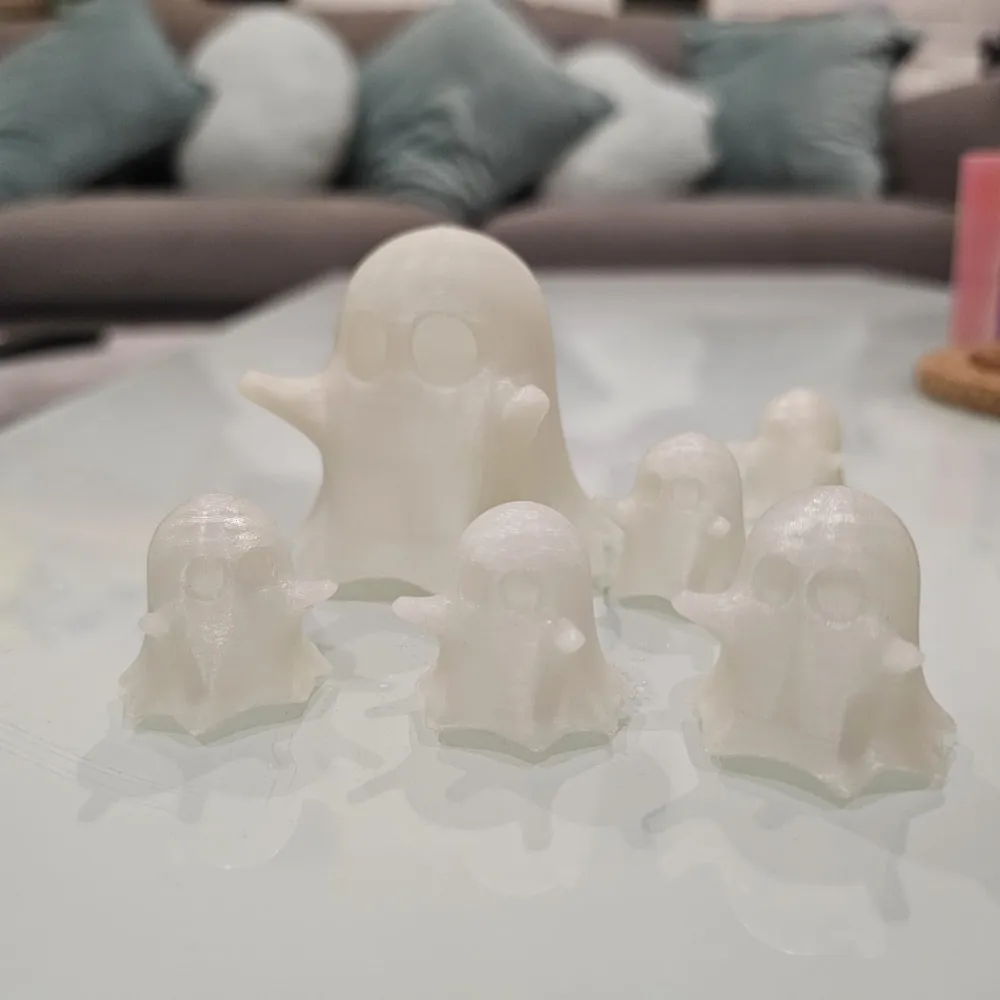 Ghost for tealight and tiny ghost army - Free 3D Print Model - MakerWorld