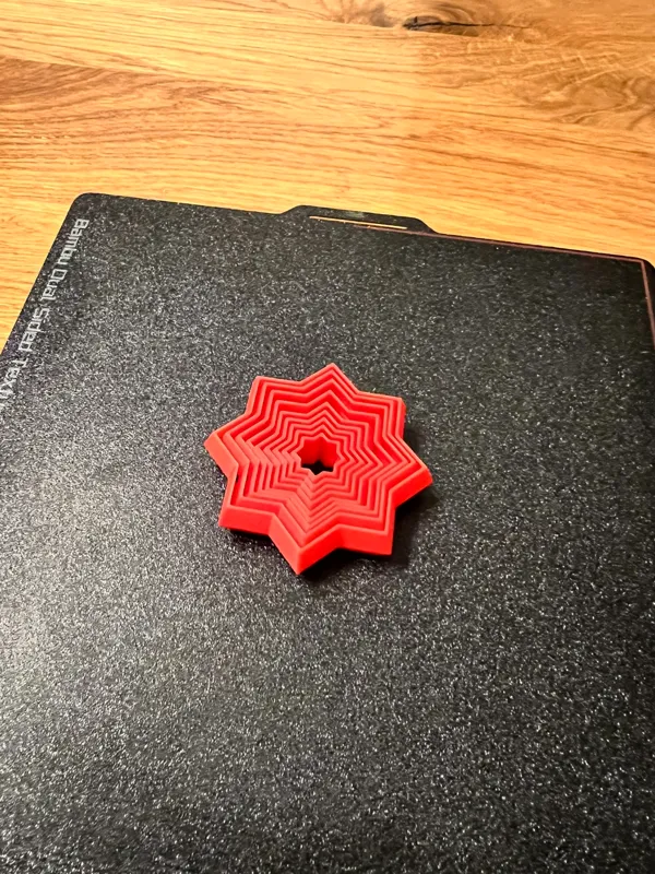 Étoile fidget articulée