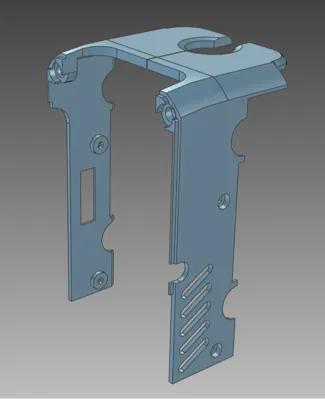 X1 toolhead middle cover