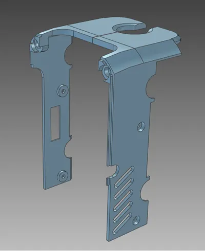 X1 toolhead middle cover