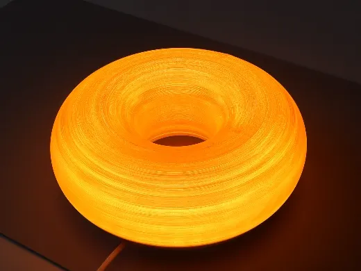 Orbit Glow Lamp – 3D Printed Donut Light