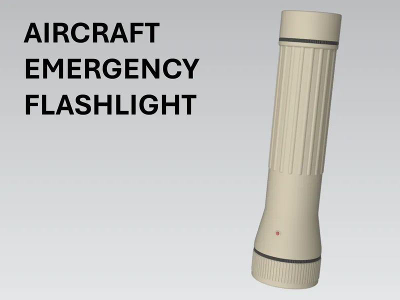 Aircraft Emergency Flashlight (Replica)