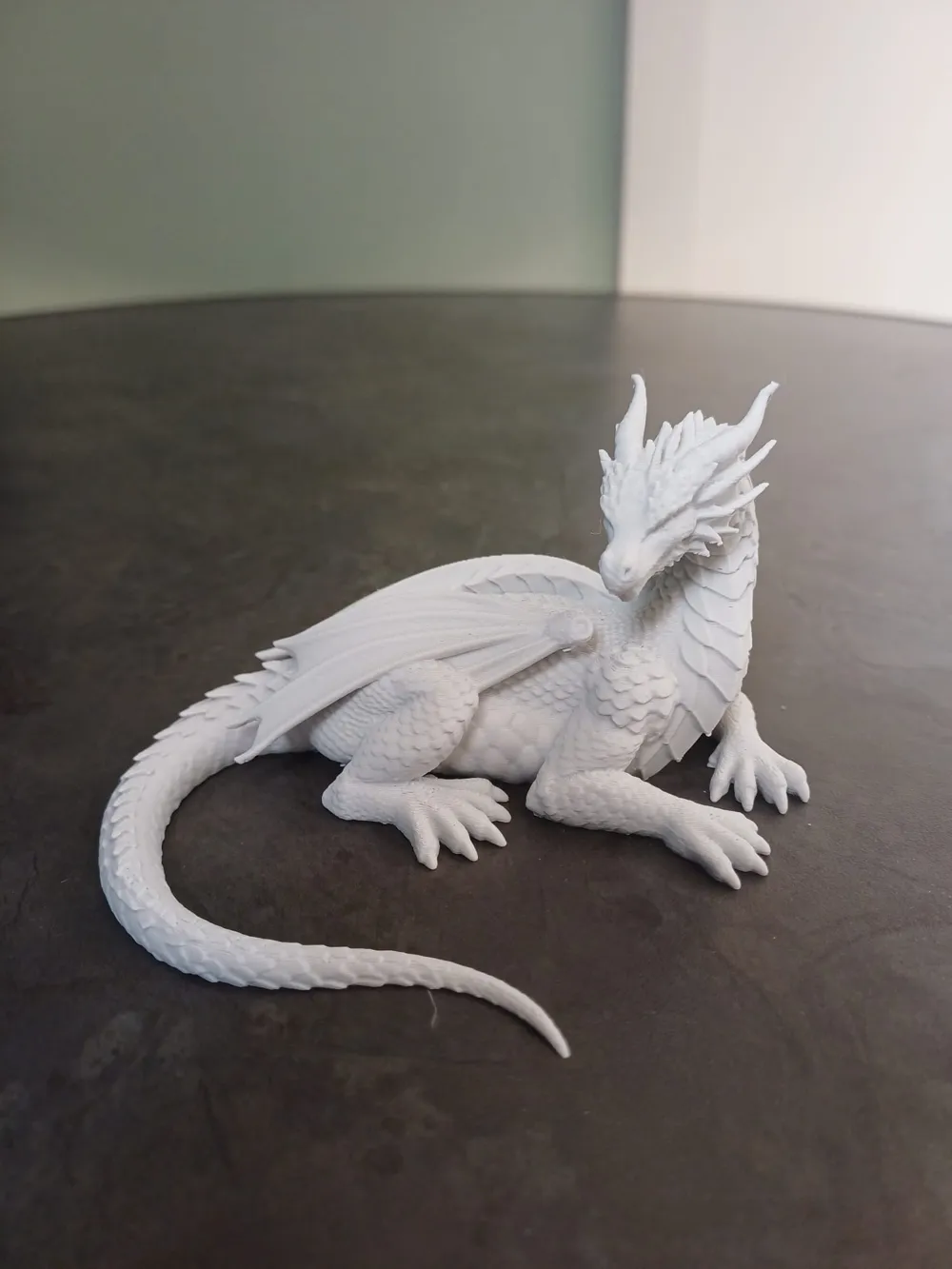 Detailed Fantasy Dragon Figurine - Free 3D Print Model - MakerWorld