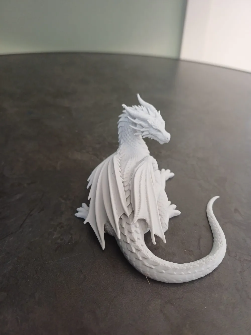 Detailed Fantasy Dragon Figurine - Free 3D Print Model - MakerWorld