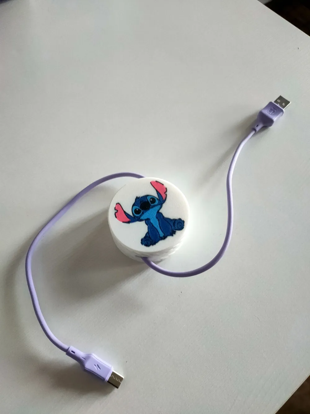 Stitch Computer Adapters USB Cable Stitch Organizer - Free 3D Print Model - MakerWorld