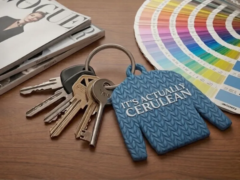 The Devil Wears Prada – Cerulean Keychain