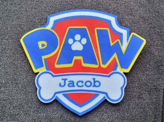 Paw Patrol Custom Bedroom door sign