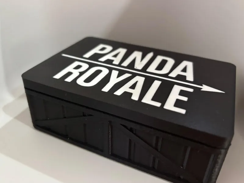Panda Royale Deckel für Spielaufbewahrungsbox