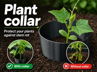 Cucumber collar - openable & fully closed version