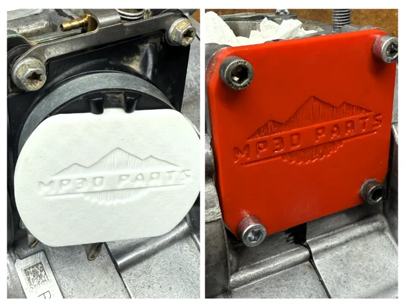 Engine Covers for service on KTM EXC 300 