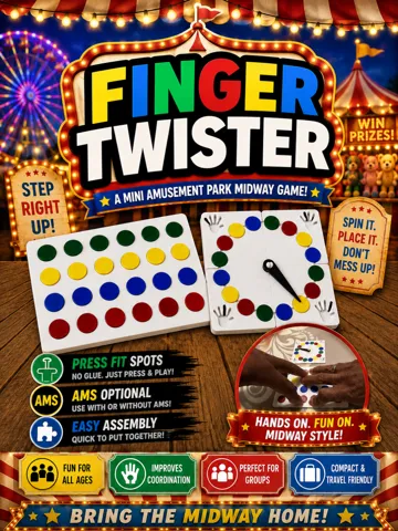 Figura decorativa: Finger Twister – Mini Amusement Park Game — vista de referencia 2