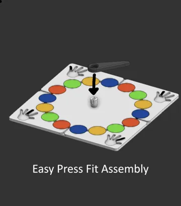 Figura decorativa: Finger Twister – Mini Amusement Park Game — vista de referencia 5