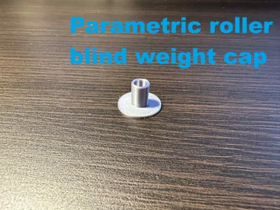 Parametric Roller Blind Weight Cap