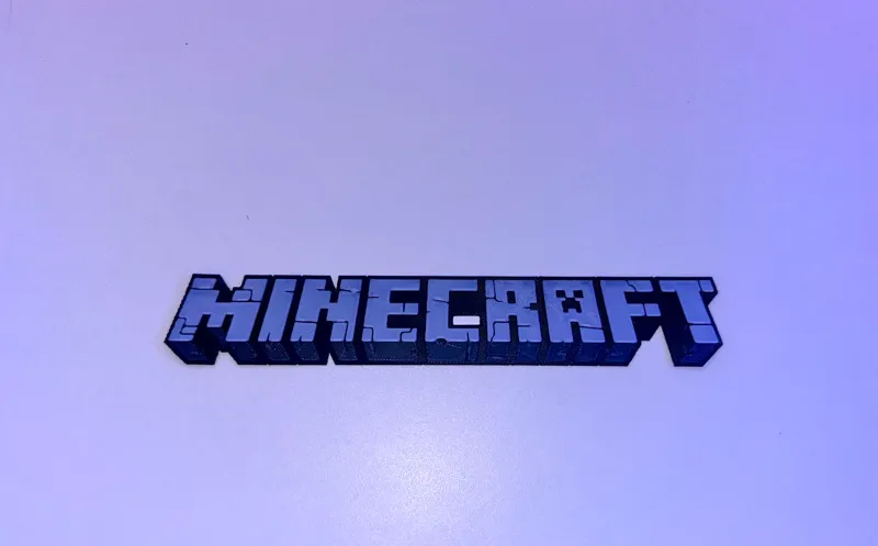 Minecraft logo (Hueforge)